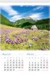 Kalendarz wieloplanszowy 2019 Kwiaty w naturze (zdjęcie 2)