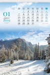 Kalendarz wieloplanszowy 2019 Pejzaże tatrzańskie (zdjęcie 4)