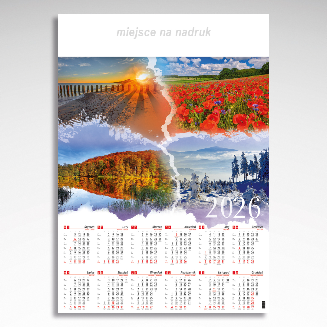 Kalendarz planszowy 4 Pory Roku (20szt.) - 3 Kalendarz planszowy 4 Pory Roku