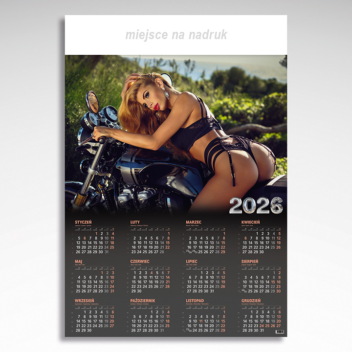 Kalendarz planszowy Dziewczyna z Motorem (20szt.) - 3 Kalendarz planszowy Dziewczyna z Motorem