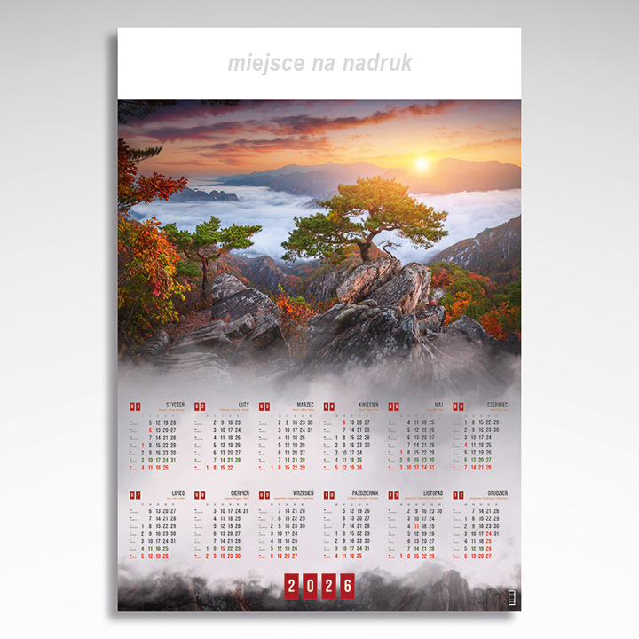 Kalendarz planszowy Górski Wschód (20szt.) - 3 Kalendarz planszowy Górski Wschód