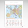 Kalendarz planszowy Mapa Europy (20szt.) - 1 Kalendarz planszowy Mapa Europy