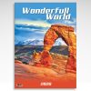 Kalendarz wieloplanszowy Wonderfull World (20szt.) - 1 Kalendarz wieloplanszowy Wonderfull World