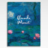 kalendarz wieloplanszowy claude monet, okładka kalendarza z grafiką tematyczną i spiralą Wire-O