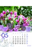 Kalendarz wieloplanszowy 2021 Kwiaty w bukietach (zdjęcie 2)