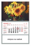 Kalendarz jednodzielny 2021 Słoneczniki