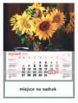 Kalendarz jednodzielny 2021 Słoneczniki