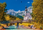 Kalendarz jednodzielny na rok 2024 Alpejski kościółek