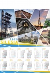 Kalendarz planszowy B1 2021 Silesia