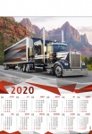 Kalendarz planszowy B1 2021 Truck