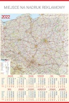 Kalendarz planszowy B1 2023 Mapa