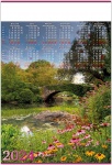 Kalendarz planszowy B1 na rok 2024 Mostek