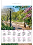 Kalendarz planszowy B1 na rok 2024 Park