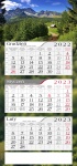 Kalendarz trójdzielny płaski na rok 2024 Hala Gąsienicowa