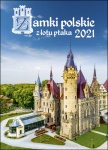Kalendarz wieloplanszowy 2021 Zamki polskie z lotu ptaka
