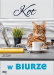 Kalendarz wieloplanszowy na rok 2024 Kot w biurze (zdjęcie 12)