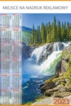 Kalendarz planszowy B1 na rok 2024 Wodospad